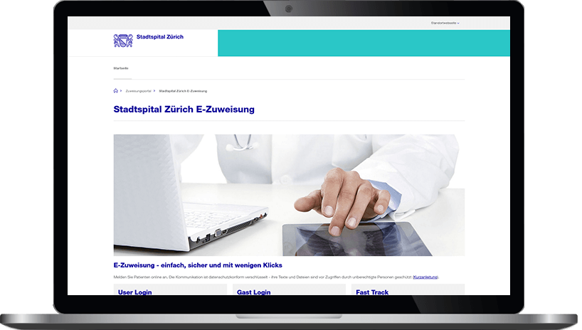Stadtspital Zürich – e-Patientenzuweisung